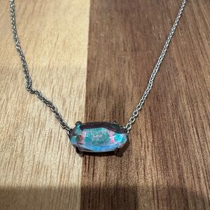 COPY - Kendra Scott Necklace with Iridescent Gemstone